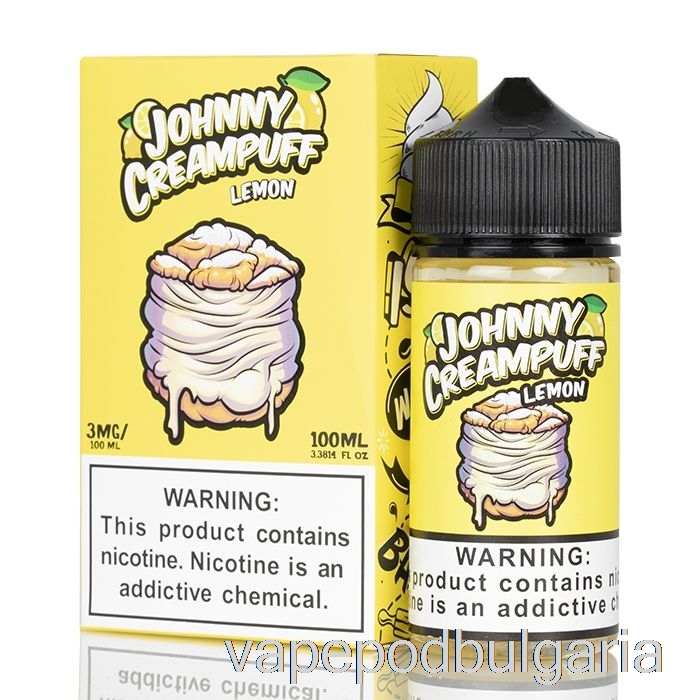 Vape Bulgaria Lemon - Johnny Creampuff - 100мл 0мг